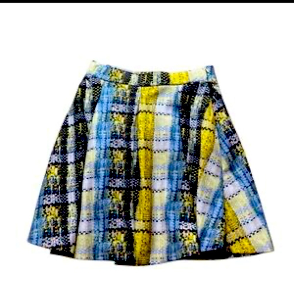 Project Runway Plaid A-Line Skirt
